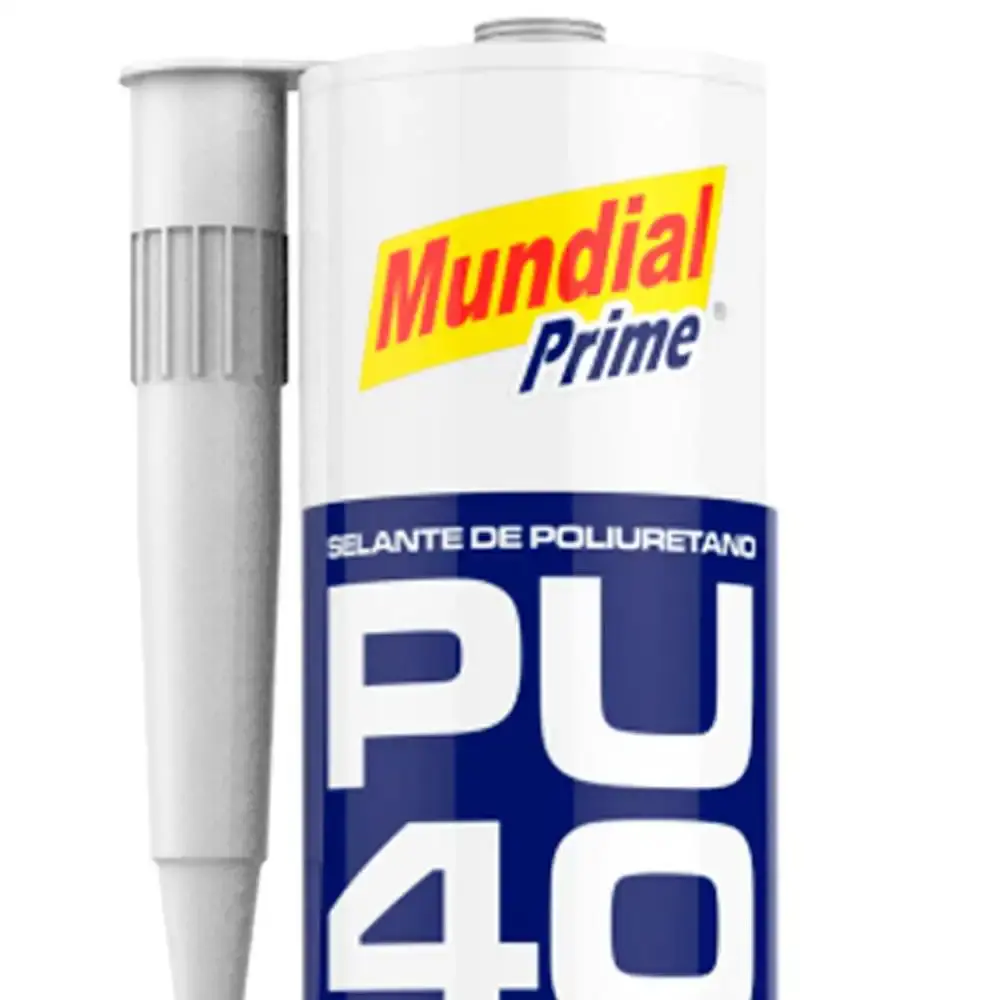 Selante de Construção PU40 Cinza 400 g 12 Unidades MUNDIAL PRIME — fotografia 3