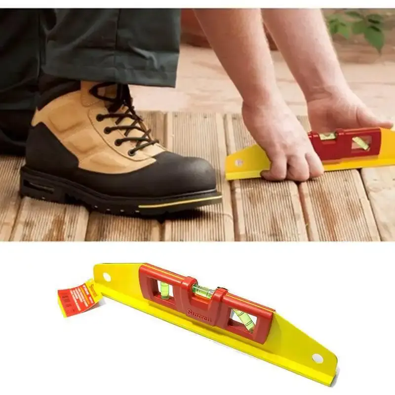 Nível de alumínio trapezoidal 12 POL 30 CM KLTS-12 base magnética Starrett — fotografia 3