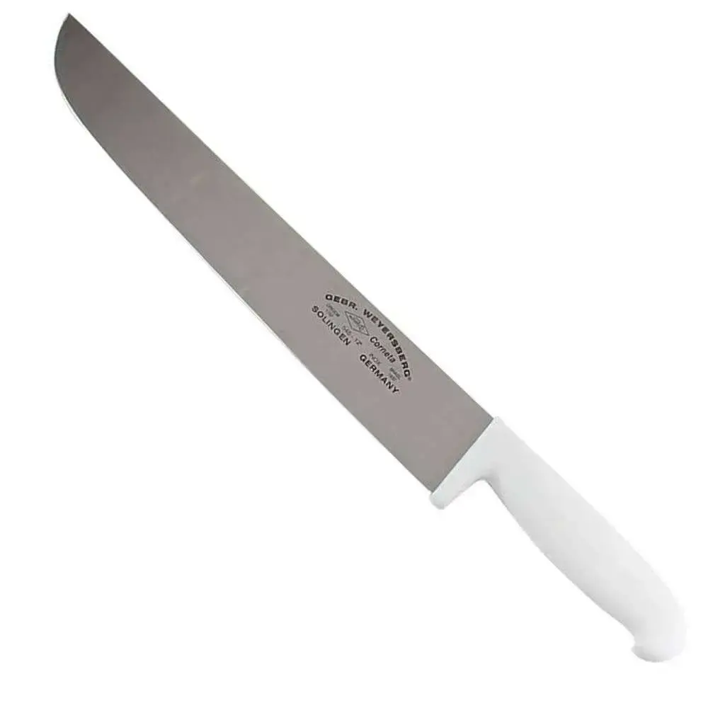 Faca para carne 12 POL cabo branco tradicional Corneta