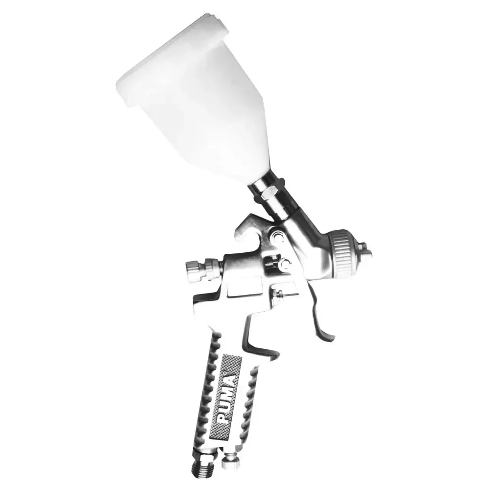 Pistola de pintura a gravidade 130ML 1/4 Puma — fotografia 9