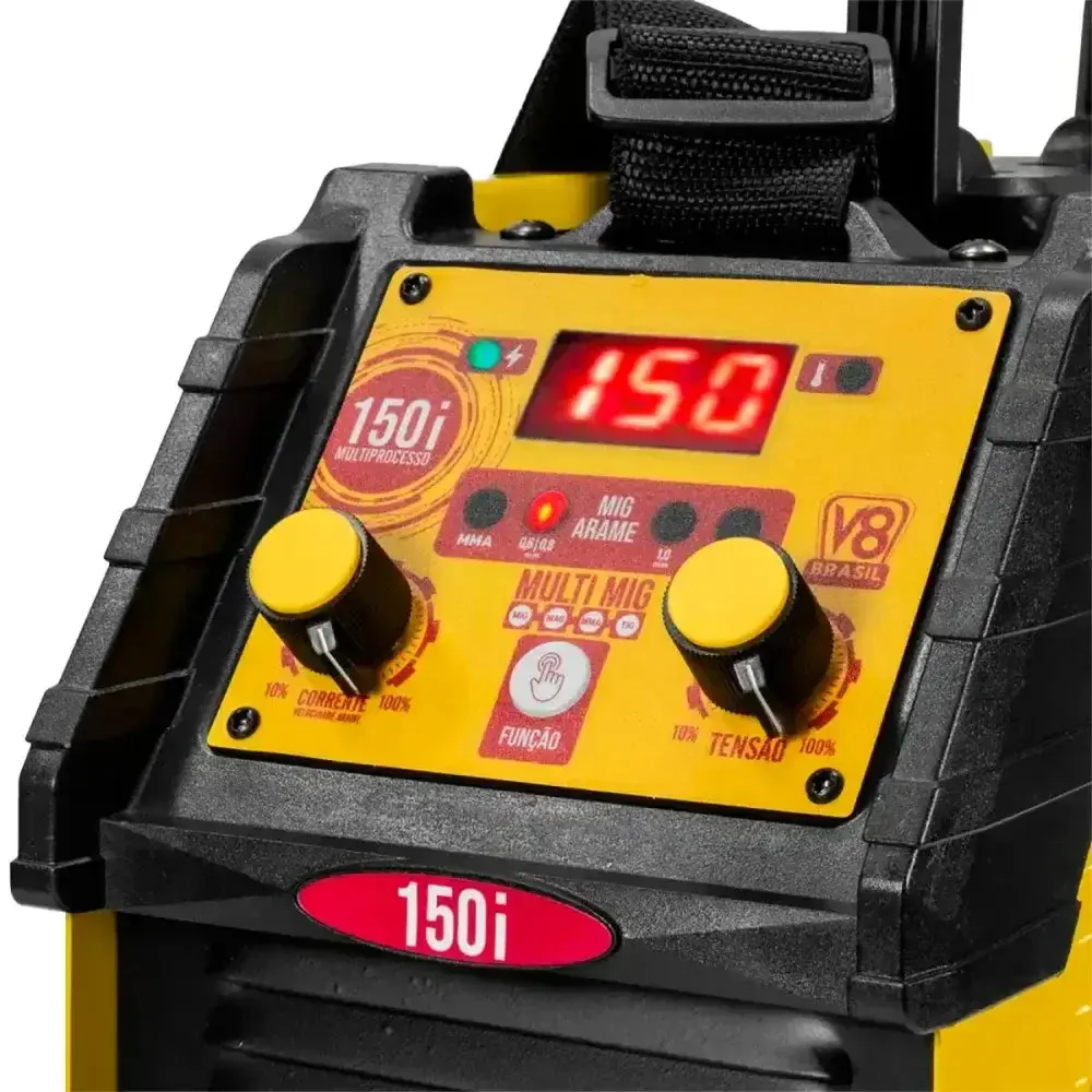 Solda multiprocesso mig mma e tig 150I V8 Brasil — fotografia 8