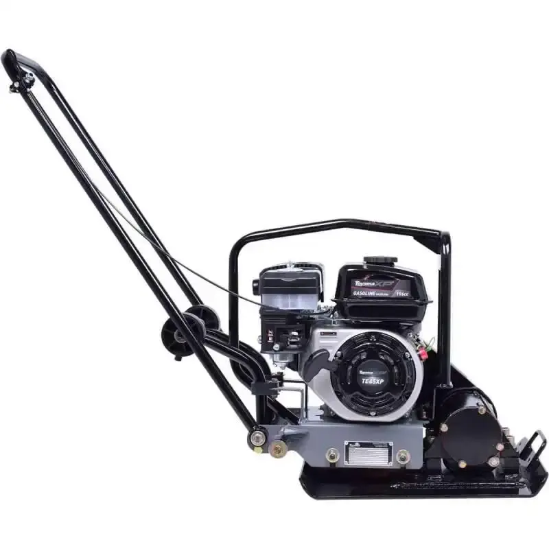 Placa vibratória compactadora à gasolina 6.5HP 60KG TPW60W-XP Toyama + óleo — fotografia 3