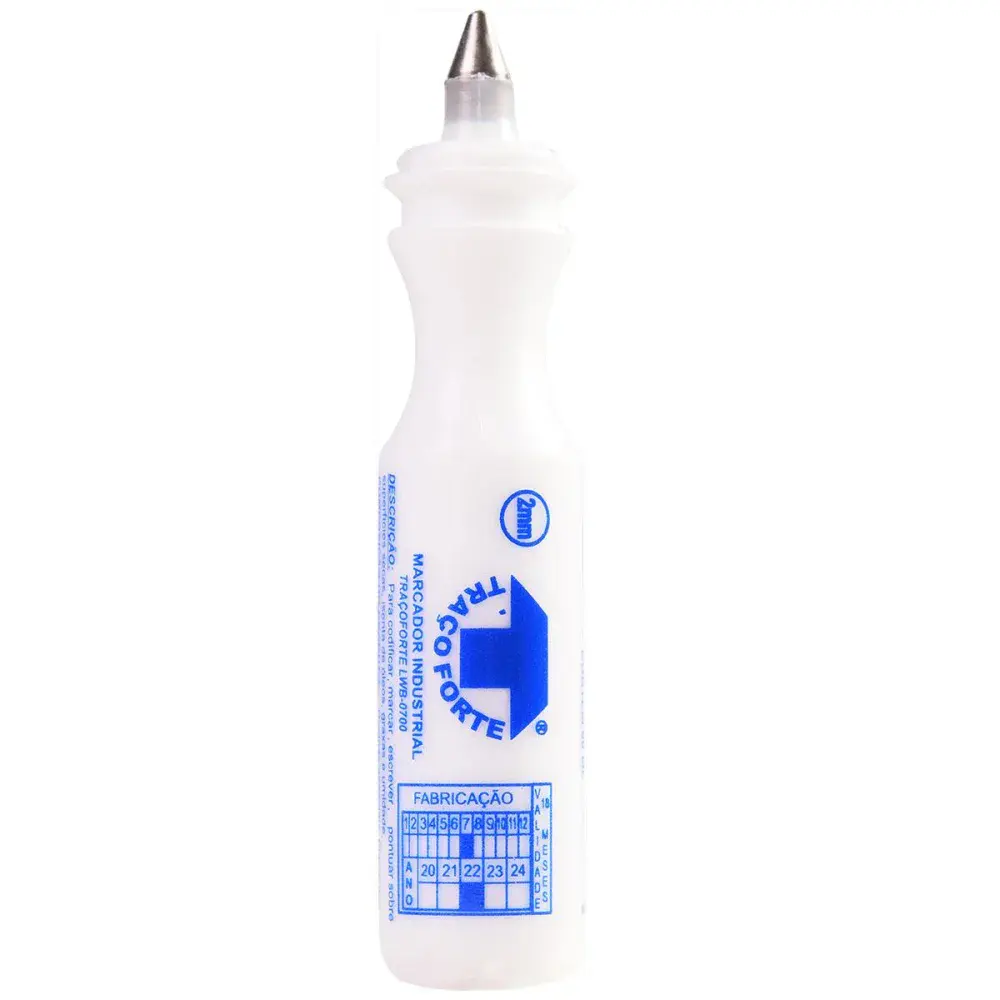 Marcador industriais ecológico branco 2MM 60ML Baden