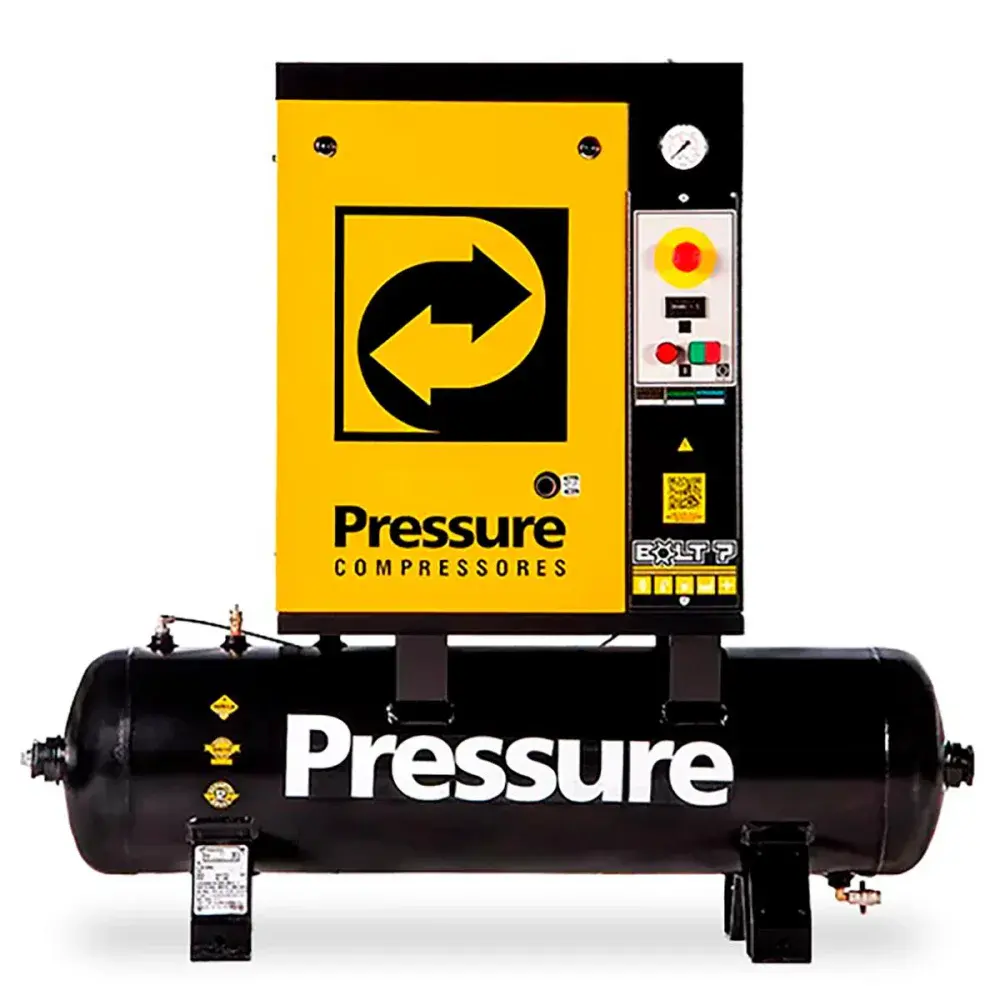 Compressor ar parafuso 7HP 220V bolt 7 Pressure