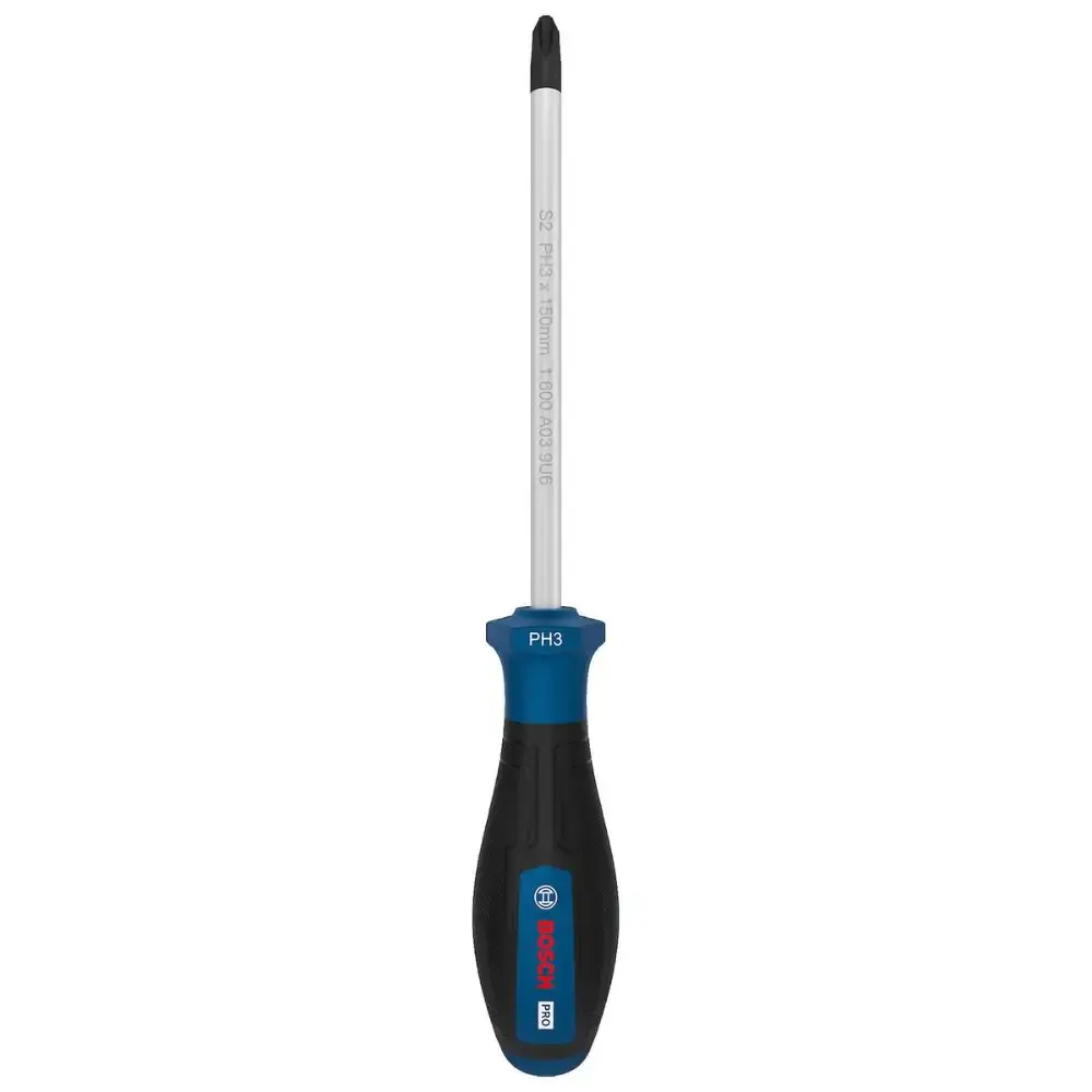 Chave Phillips Pro Pozidriv PZ3 x 150 mm 1600A039S0000 BOSCH — fotografia de referência