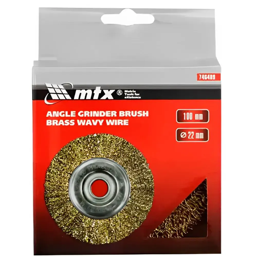 Escova circular aço carbono ondulada 4X7/8 POL 746489 MTX