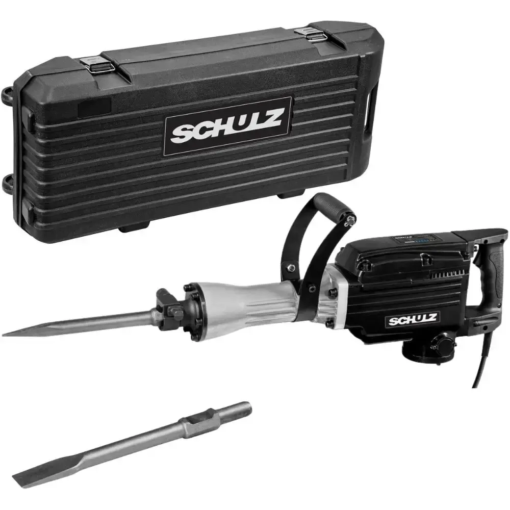 Martelete demolidor e rompedor 15,5 KG 45 j 1600W com maleta MDS45 Schulz 220 V