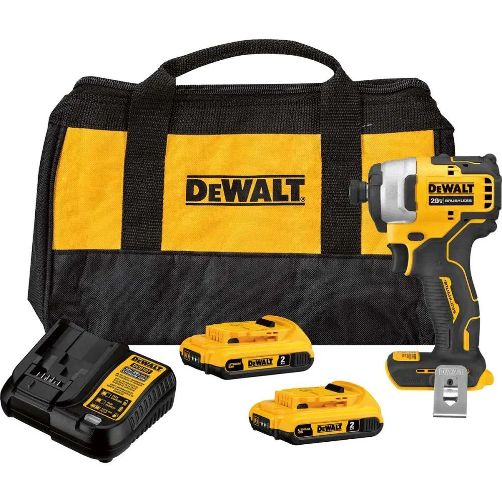 Parafusadeira de impacto 1/4 2800RPM 20V brushless Dewalt — fotografia de referência