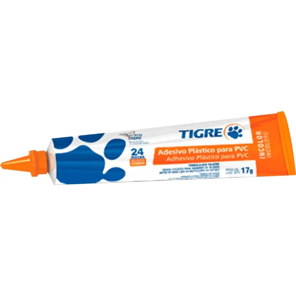 Adesivo plástico para pvc bisnaga 17G Tigre — fotografia de referência