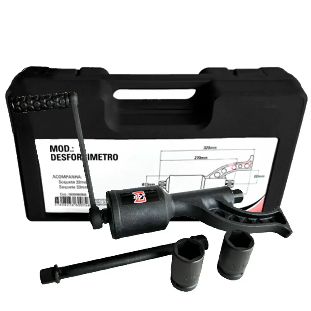 Desforcímetro 795KGF.M com maleta e soquetes 32MM e 33MM SGT-9811 Sigma