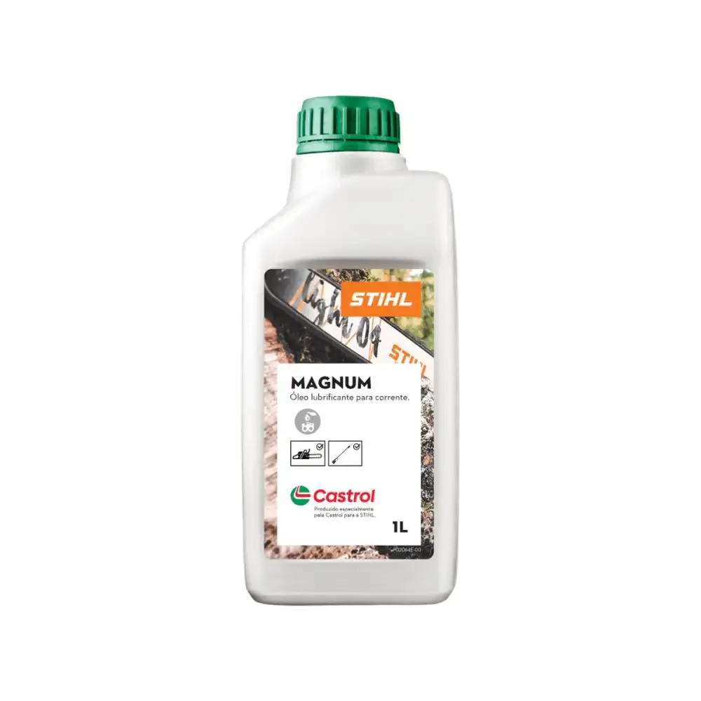 Óleo lubrificante magnum 1 litro para corrente de motosserra Stihl