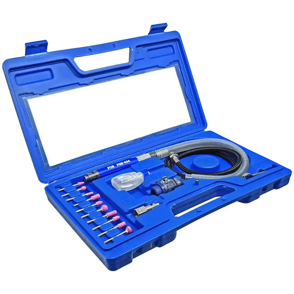 Kit Micro Retifica Pneumática 0,25HP Kit pinça 1/8 Pol PRO 454K LDR2