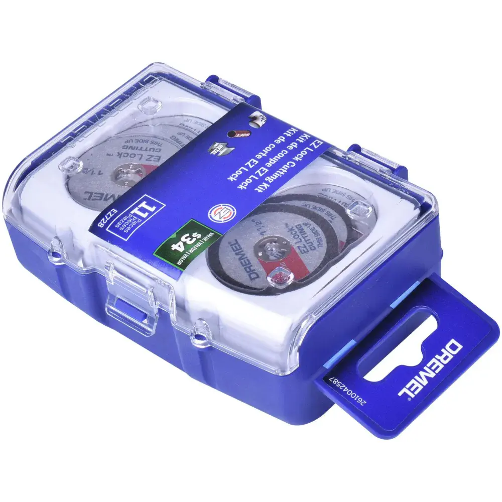 Kit para mini retífica 11 peç para corte ez lock Dremel — fotografia 4