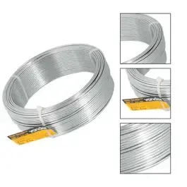 Arame galvanizado 0.89MM rolo 1KG BWG 20 Vonder — fotografia 2