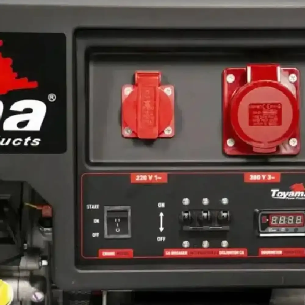 Gerador de energia a gasolina 11,25KVA partida elétrica TG10000CXE3-XP Toyama — fotografia 5