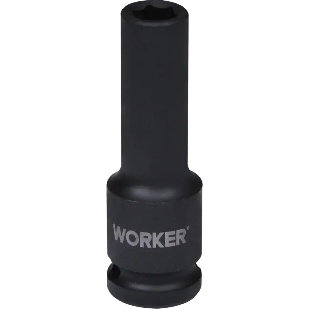 Soquete sextavado de impacto longo encaixe 1/2 10MM Worker — fotografia 6