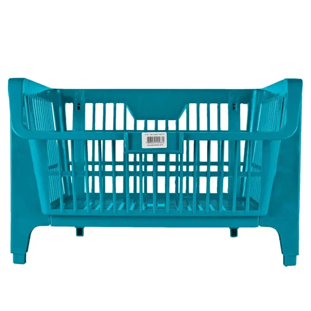 Cesto expositor empilhável prático azul 42500 Presto — fotografia 7