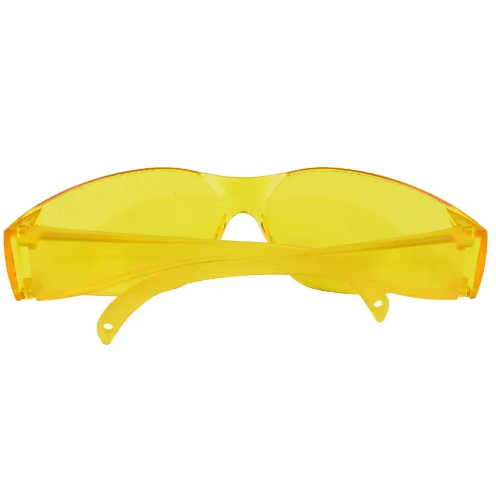 Óculos de segurança amarelo ambar supervsion Carbografite — fotografia 3