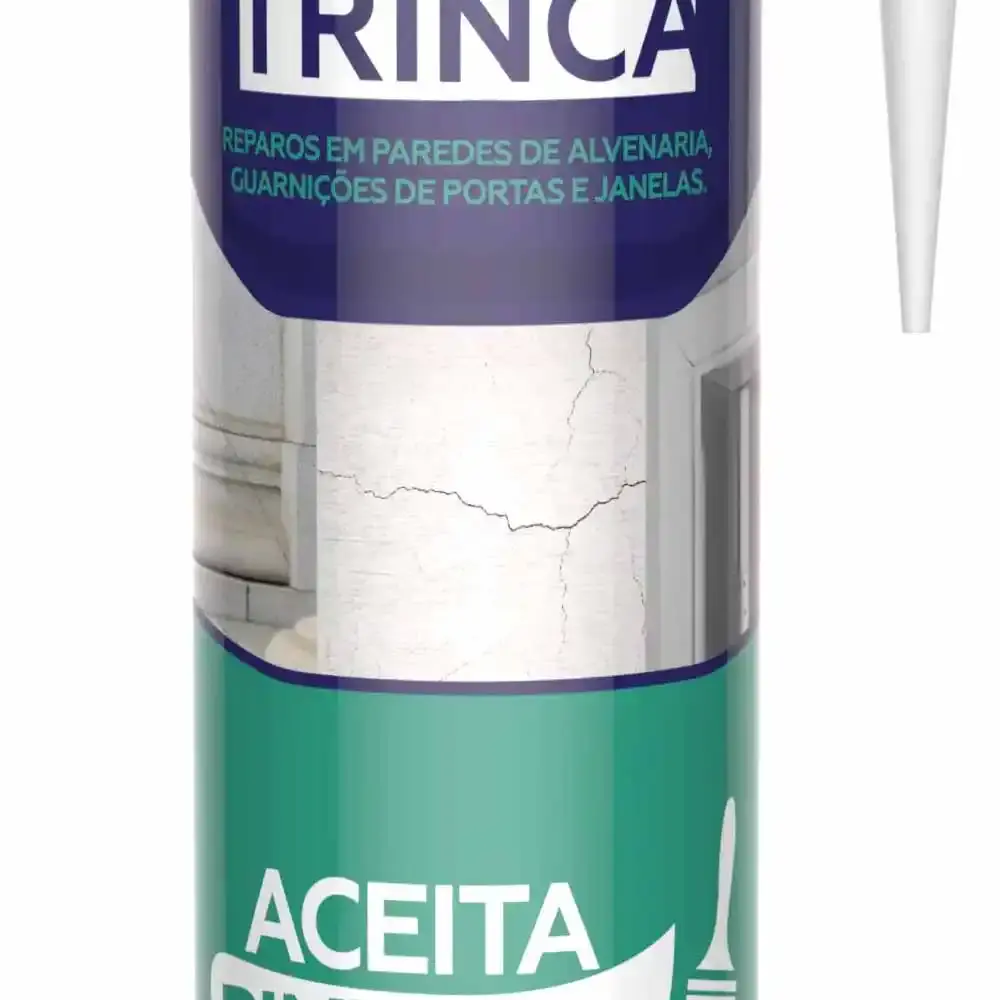 Silicone tubo sela trinca 450 GR 300 ML branca Amazonas — fotografia 4