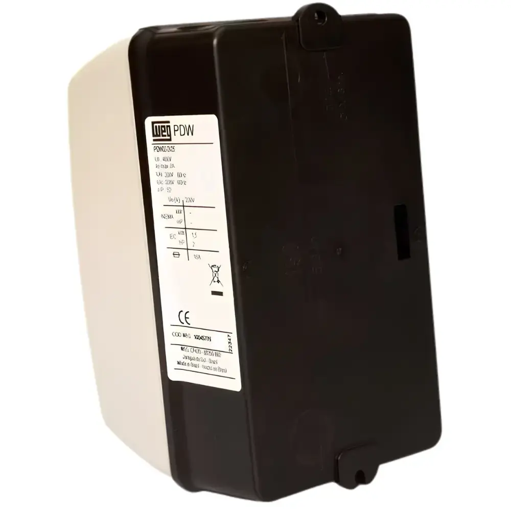 Chave de partida direta para motor trifásico 2CV 220V PDW02 WEG — fotografia 3