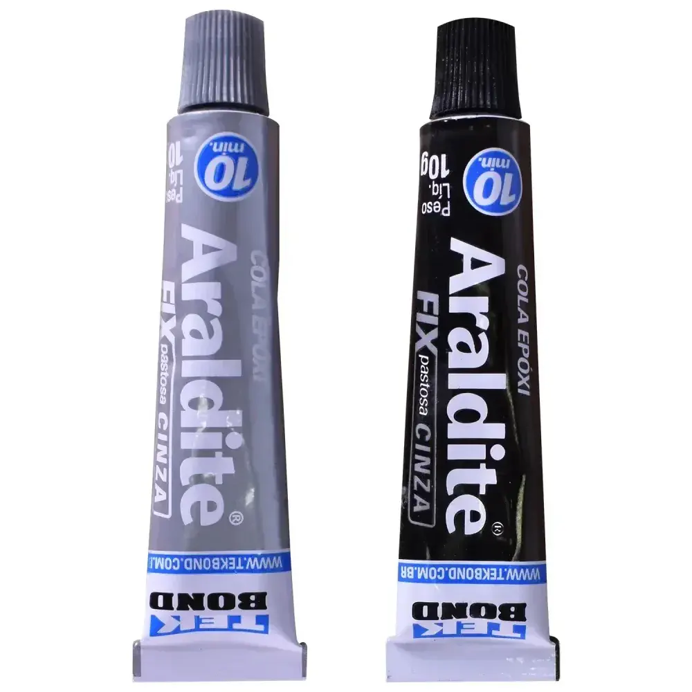 Adesivo Araldite fix cinza 20G tekbond — fotografia 8