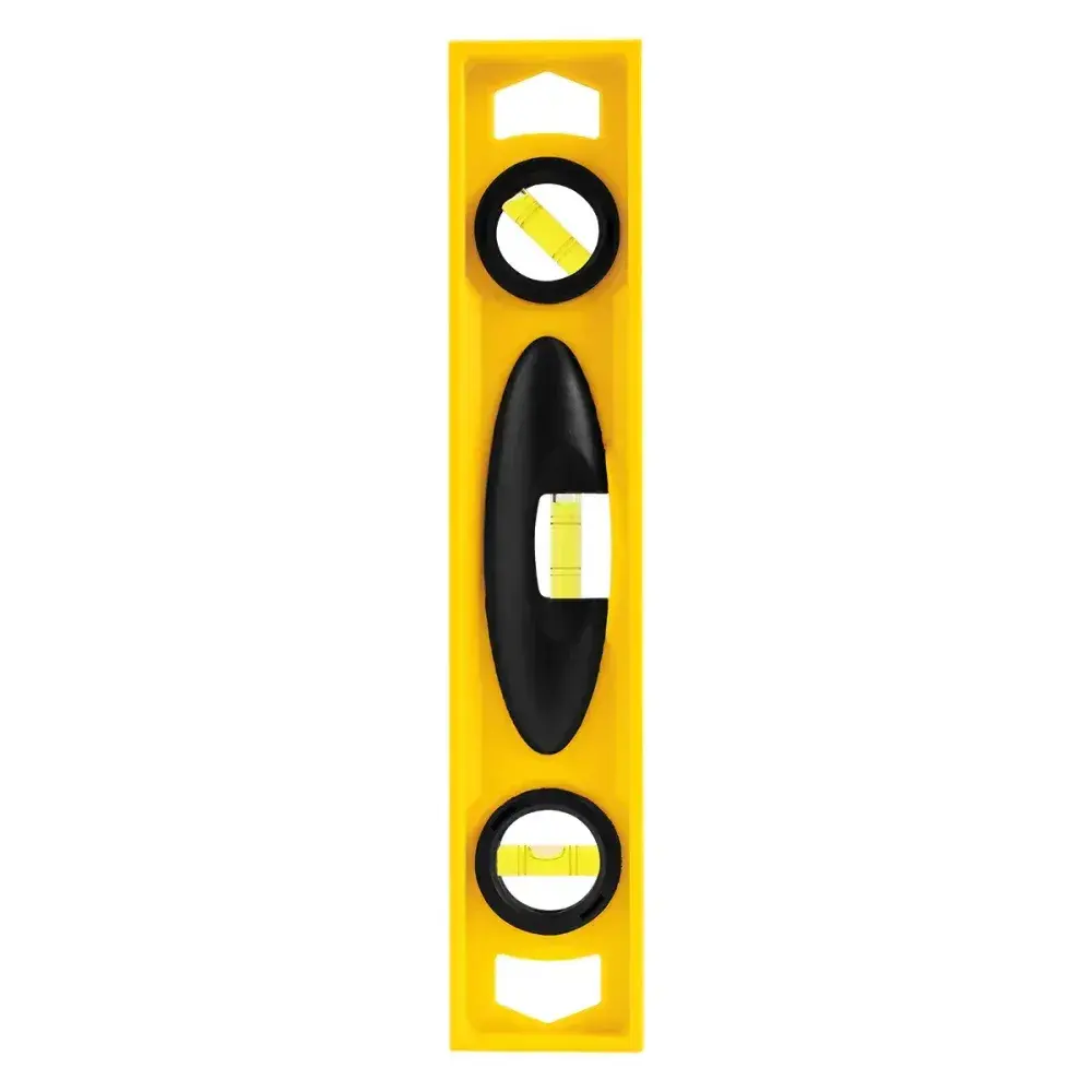 Nível de resina estrutural amarelo 3 bolhas 12”305MM Stanley — fotografia 4