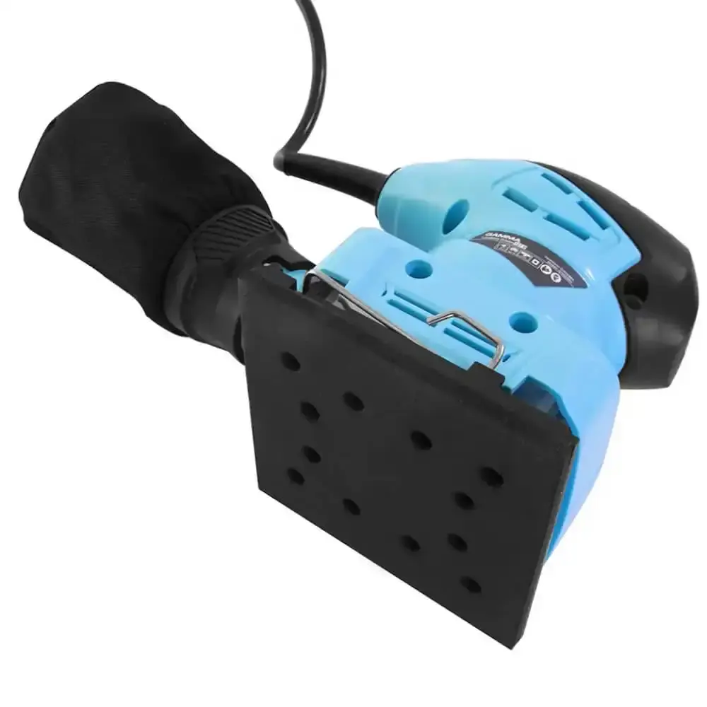 Lixadeira orbital 180W base 115X115MM com coletor de pó Gamma 220 V — fotografia 4
