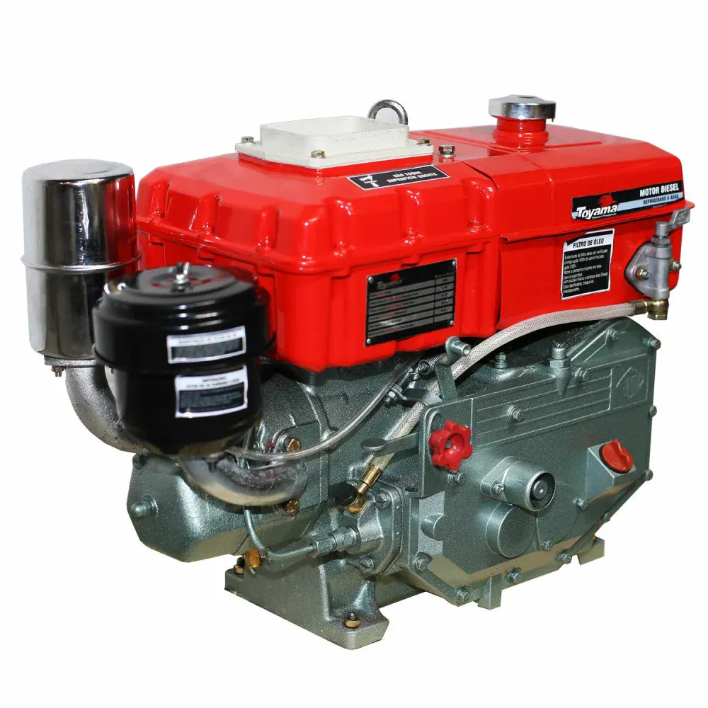 Motor a diesel 7,7HP refrigerado a água TDW8D Toyama — fotografia de referência