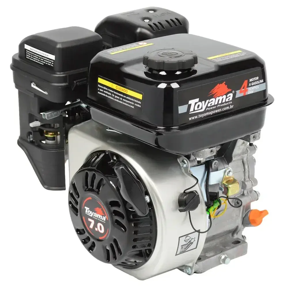 Motor a gasolina 7 hp multiuso 4 tempos ohv TE70 Toyama — fotografia 8