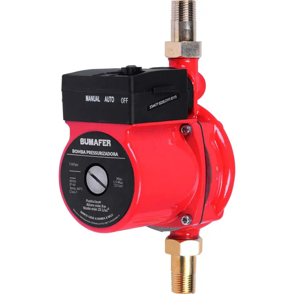 Pressurizador de água 10BAR 120W Bumafer