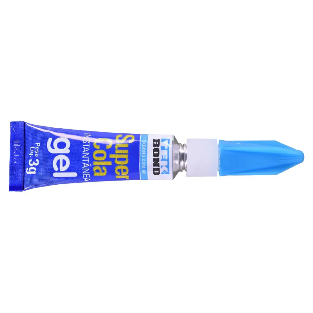 Adesivo instantâneo super cola gel 3G Tekbond — fotografia 4