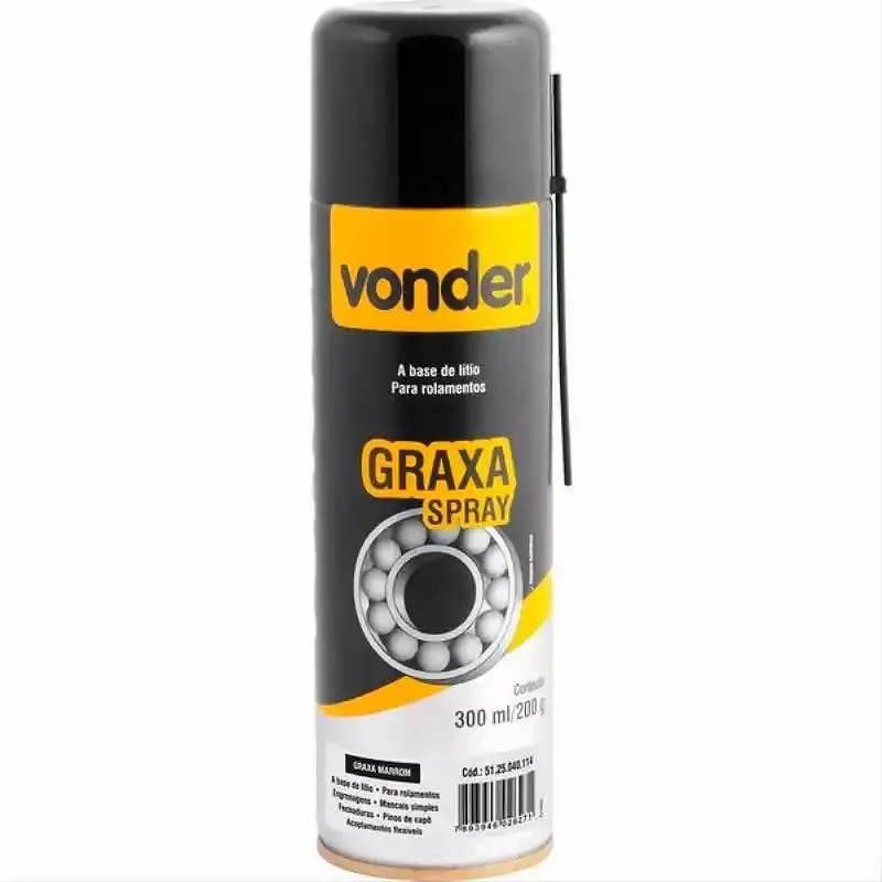 Graxa em spray marrom base de lítio 200 GR Vonder — fotografia de referência