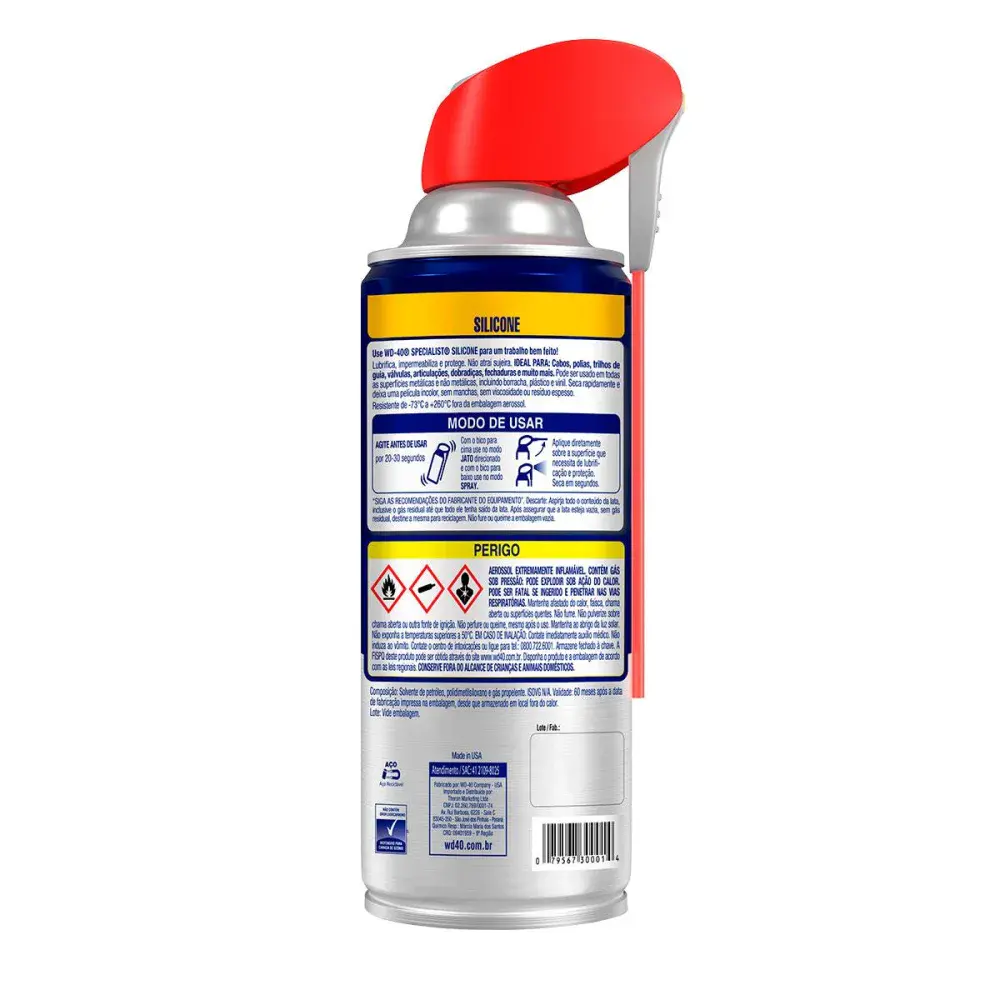 Silicone lubrificante specialist aerosol 420ML Wd-40 — fotografia 4