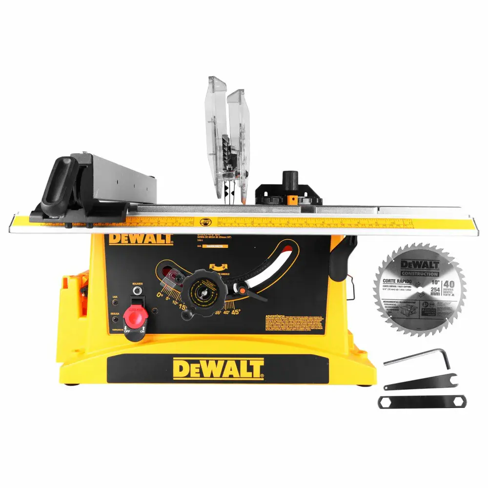 Serra de mesa 10 1800W 5000 rpm Dewalt
