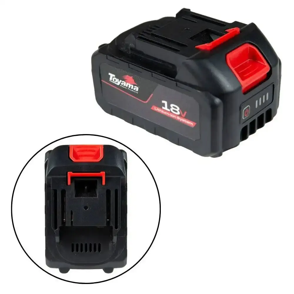 Bateria de lítio 18V 2AH com indicador de carga Toyama — fotografia 3