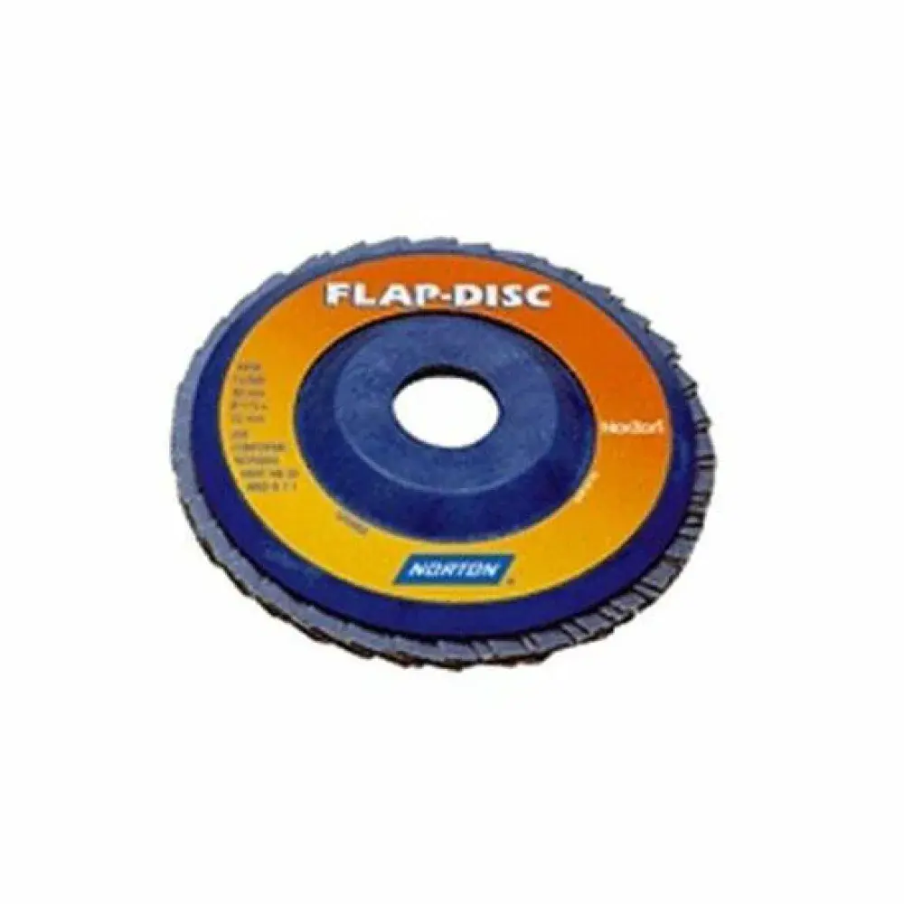 Lixa flap disco 7" 180 x 22MM G80 Norton — fotografia de referência