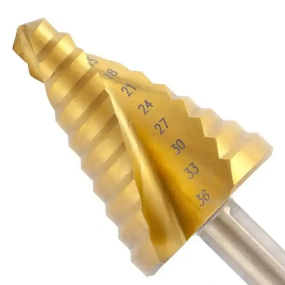 Broca escalonada de 9 à 36MM HSS espiral profissional MTX — fotografia 5