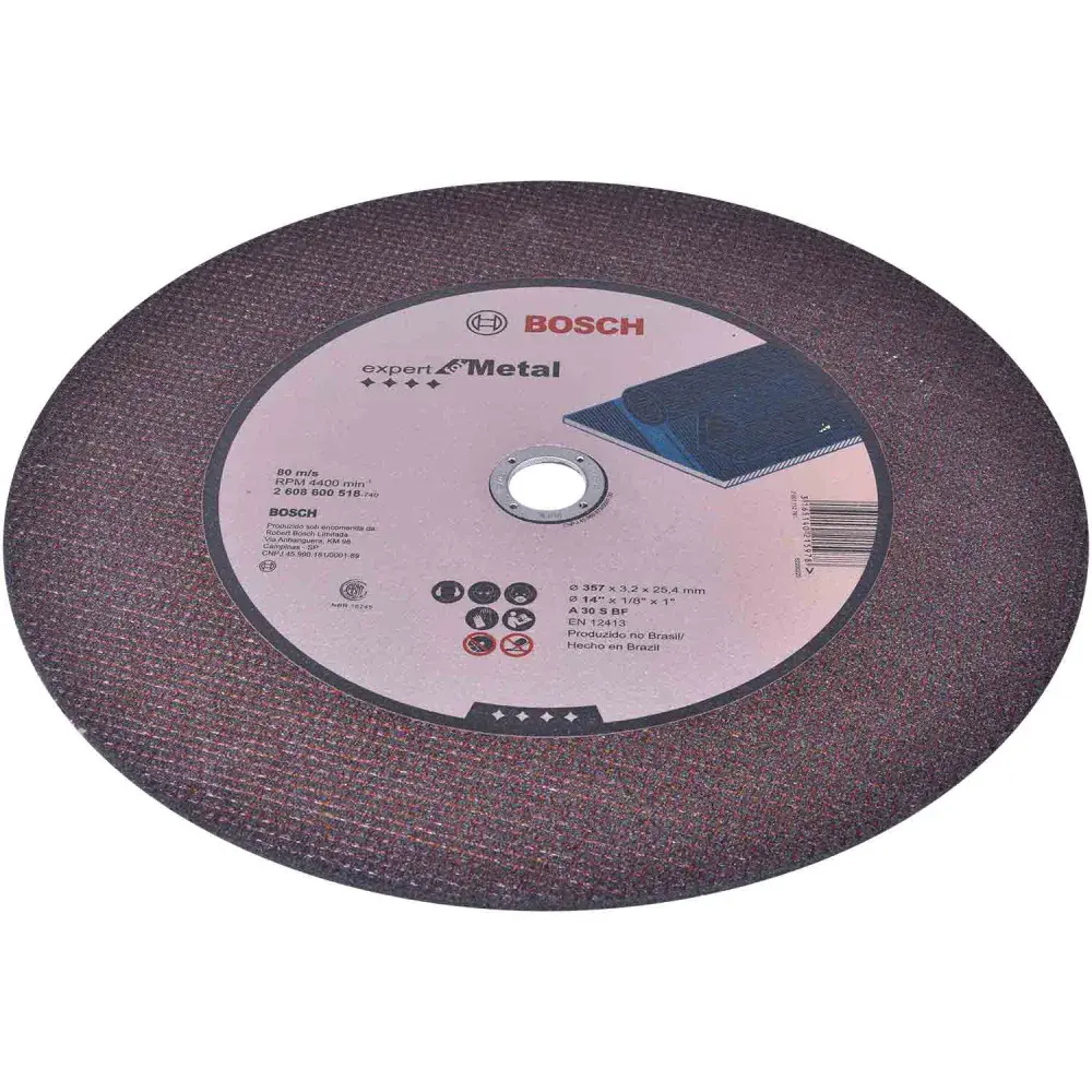 Disco de corte expert for metal 357MM x 25,4MM G30 Bosch — fotografia 3