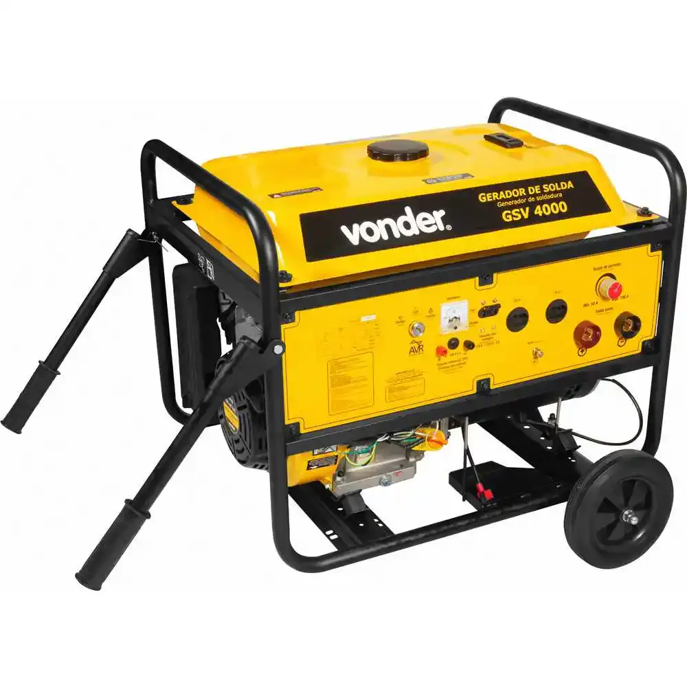 Gerador de solda e energia a gasolina 2 em 1 GSV4000 4000W Vonder — fotografia 9