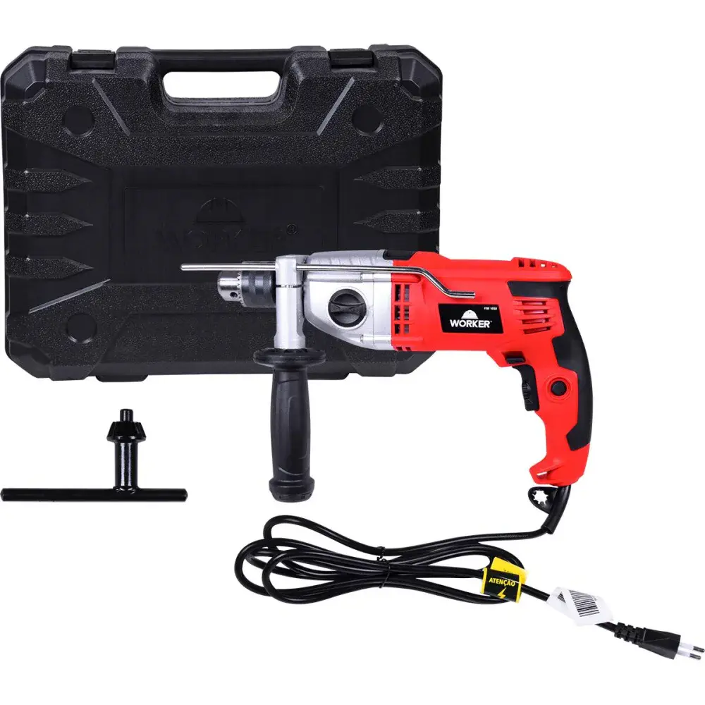 Furadeira de impacto 1/2 13MM 1050W Worker — fotografia de referência