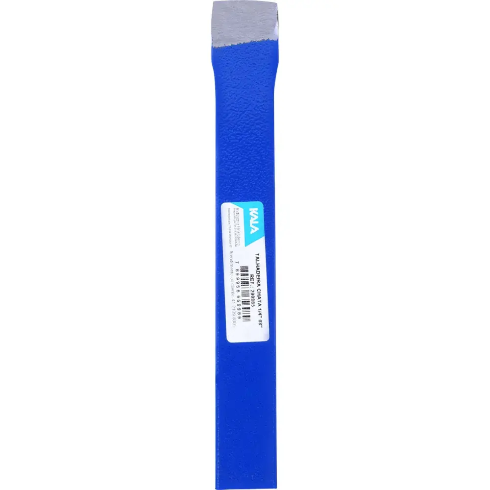 Talhadeira em aço inoxidável chata azul tamanho 8 Kala