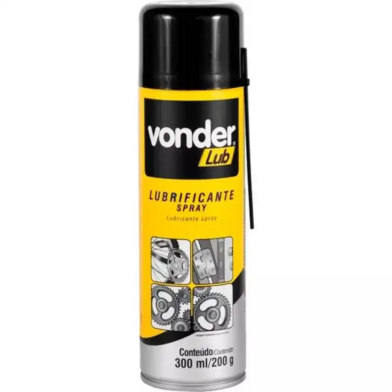 Desengripante lubrificante spray 300 ML 200 GR kit com 10 unidades Vonder — fotografia 2