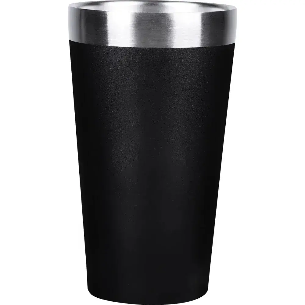 Copo térmico sem tampa em aço inoxidável preto 473ML Collins — fotografia 10