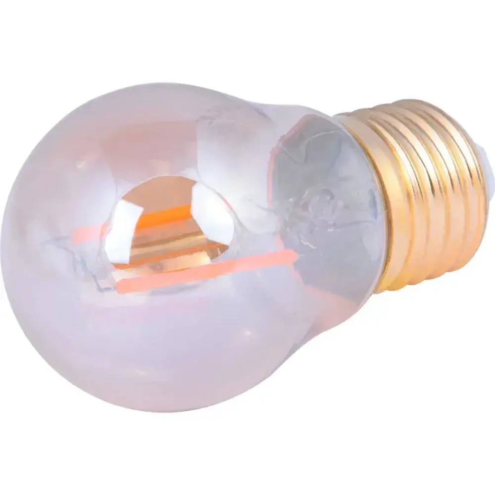 Lâmpada led filamento vintage globo G45 bivolt Liege — fotografia 7