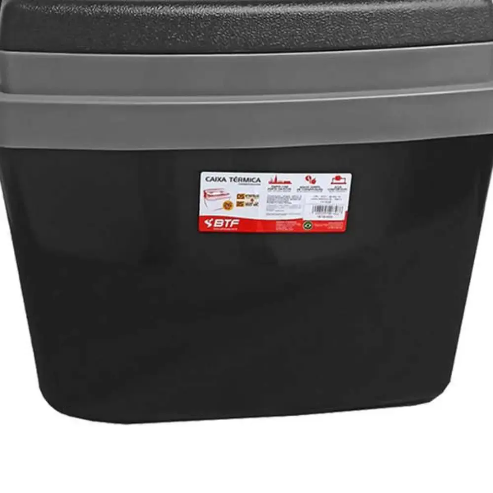 Caixa térmica cooler 34 litros preta CXT0234 Botafogo — fotografia 4