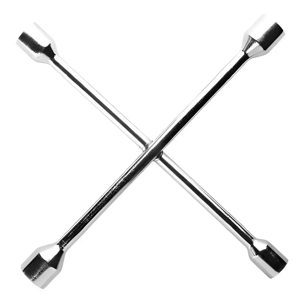 Chave de roda cruz 4 bocas 17X19X21X23MM ImportWay