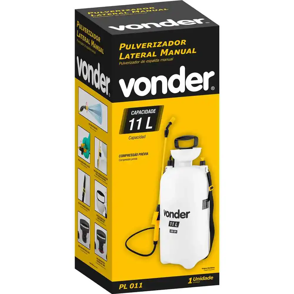 Pulverizador lateral com compressor 11 litros PL-011 Vonder — fotografia 2