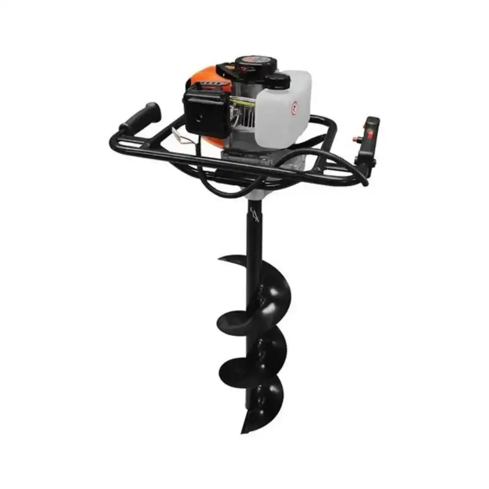 Perfurador de solo à gasolina 52CC 2,5HP PSH 520 terra — fotografia 5