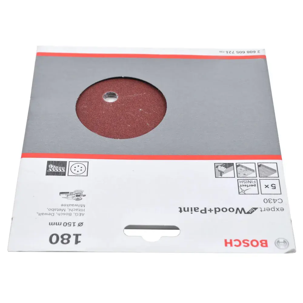 Folha de lixa C430 150MM com 5 unidades Bosch — fotografia 10