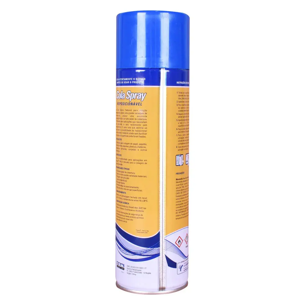 Cola spray reposicionável 340G/500ML Tekbond — fotografia 4